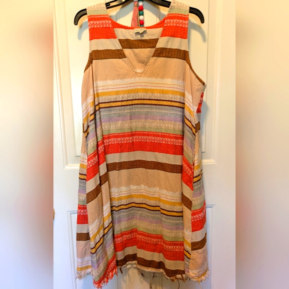 The Odells By Anthropologie Striped Sleeveless Dress